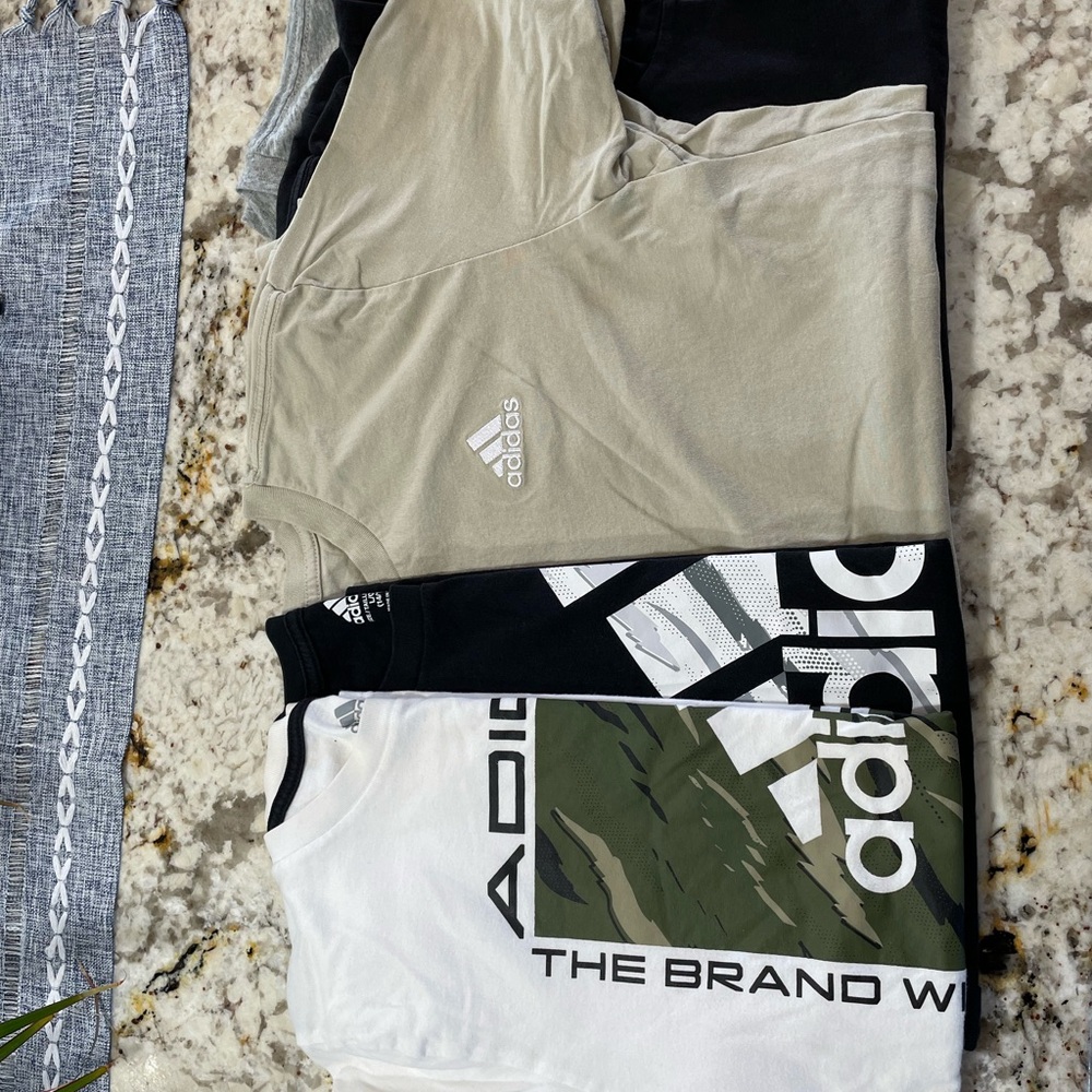 Adidas shirts 5 all EUC